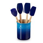 Set Bote Utensilios Con 5 Espátulas